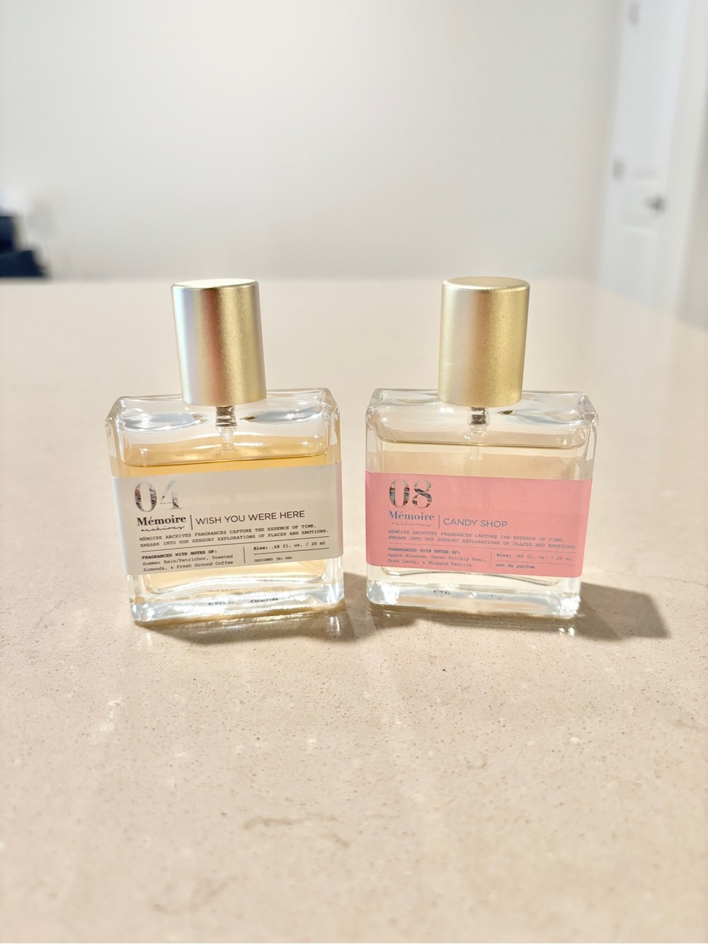 Mémoire Archives 04 Wish You Were Here & 08 Candy Shop EDP Mini Duo Set